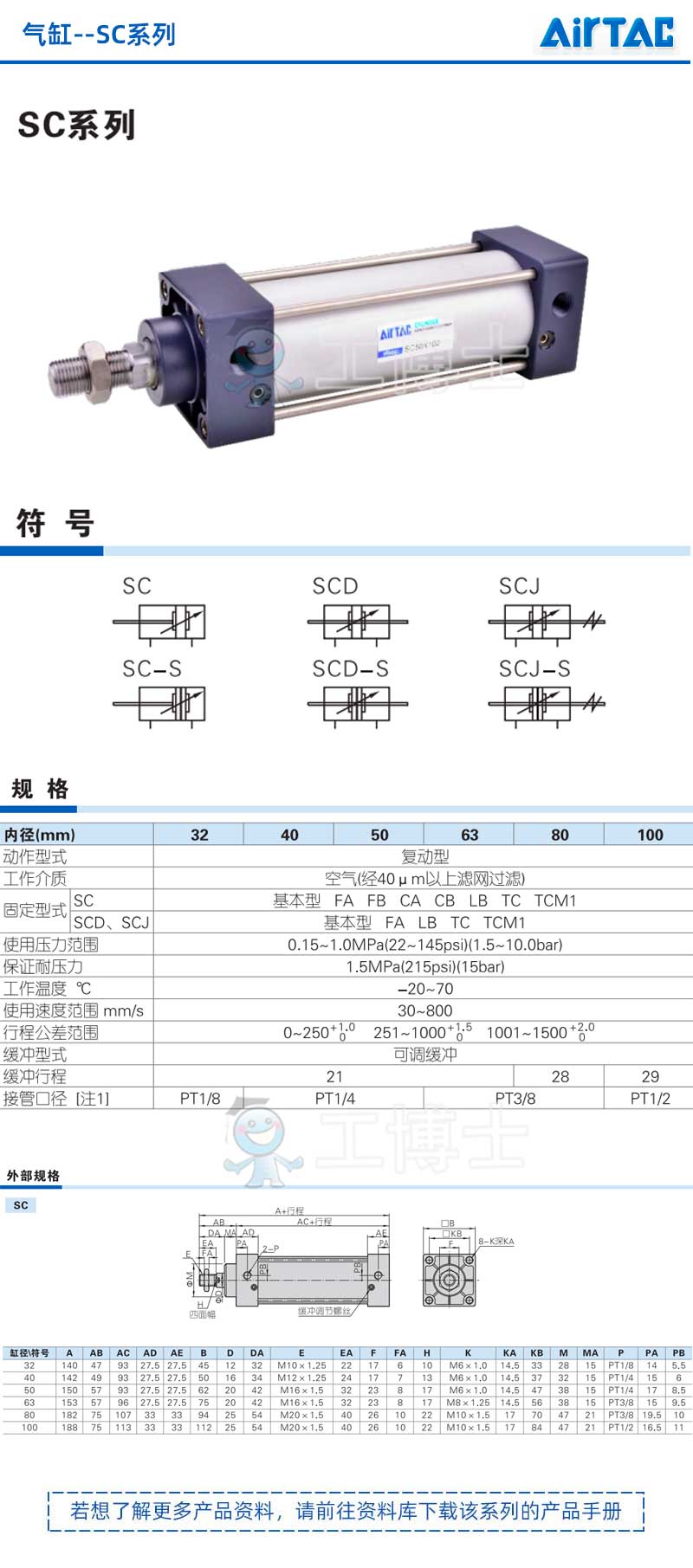 气缸-SC系列