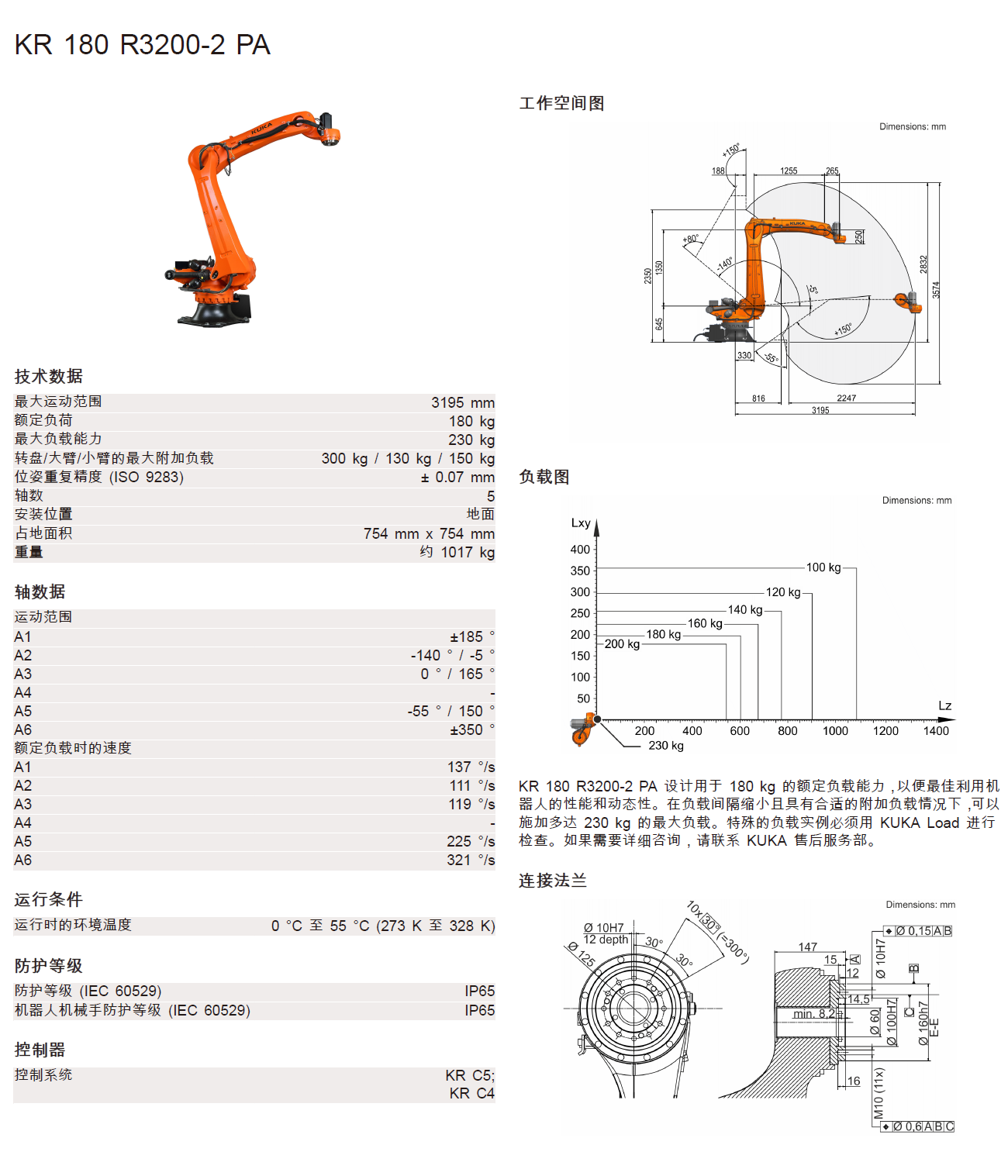 库卡机器人KR180 R3200-2 PA产品样册